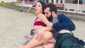 Play Mamacitaz - alice blues & miguel zayas - wild spanish milf gets cock on the roof