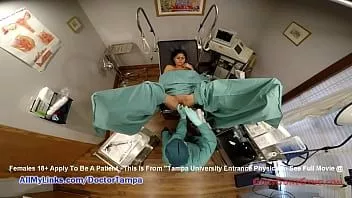 Odtwórz Yesenia błyszczy badanie lekarskie złapane na szpiegowskiej kamerze przez doktora Tampa @ girlsgonegyno.com! - uniwersytet tampa fizyczny