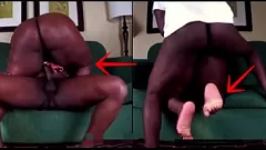 Redare Hardcore BBW Ebony Riding și Deepthroating cu plăcere