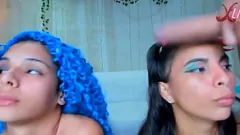 Reproducir Mamadas descuidadas de garganta profunda por latinas y milfs morenas calientes